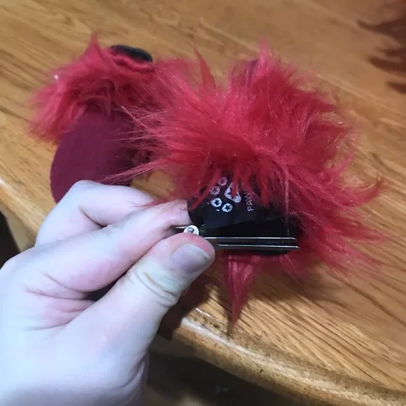 Pawstar wine red burgundy animal set ears tail - Picture 4 of 7